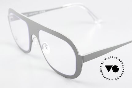 Theo Belgium Bientot Pure Titanium Designerbrille, Avantgarde-Brille für Damen & Herren zugleich, Passend für Herren und Damen