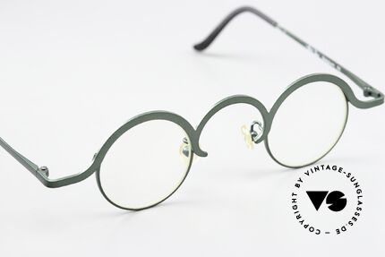 Theo Belgium Feu Rare Vintage Brille Von 1996, ungetragene Theo-Brille für die, die sich trauen, Passend für Herren und Damen