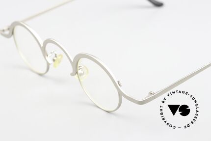 Theo Belgium Feu Kunstvolle Designerbrille 90s, eine wirklich kustvolle Fassung in Top-Qualität!, Passend für Herren und Damen