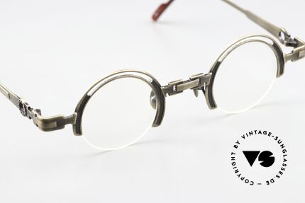 Koure KR8100 Runde 90er Steampunk Brille, ungetragenes 90er Einzelstück und KEINE Reproduktion!, Passend für Herren und Damen Koure KR8100 Runde 90er Steampunk Brille, ungetragenes 90er Einzelstück und KEINE Reproduktion!, Passend für Herren und Damen