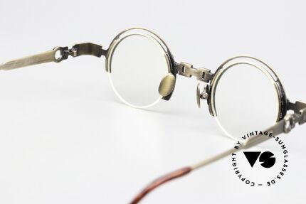 Koure KR8100 Runde 90er Steampunk Brille, Gr. 37/28, Glashöhe 37mm = somit auch gleitsichtfähig, Passend für Herren und Damen Koure KR8100 Runde 90er Steampunk Brille, Gr. 37/28, Glashöhe 37mm = somit auch gleitsichtfähig, Passend für Herren und Damen