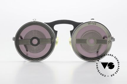 Hi Tek London Blenden Zum Hochklappen, runde, retro-futuristische Brille von HI-TEK LONDON, Passend für Herren und Damen