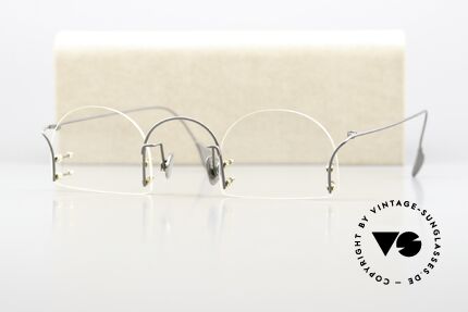 Paul Chiol 2000 Kunstvolle Randlosbrille 90er, filigran ausgeklügelte Formen; schlichtweg mondän, Passend für Herren und Damen Paul Chiol 2000 Kunstvolle Randlosbrille 90er, filigran ausgeklügelte Formen; schlichtweg mondän, Passend für Herren und Damen