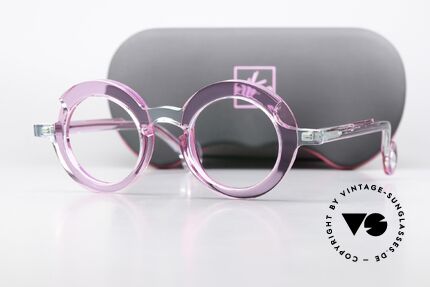 Theo Belgium Sara Azetat Brille Rund Damen, runde Damen-Designerbrille von Theo Belgium, Passend für Damen