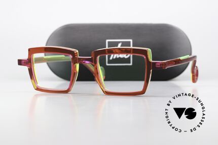 Theo Belgium Vilmos Eckige Azetat Damenbrille, eckige Damen-Designerbrille von Theo Belgium, Passend für Damen Theo Belgium Vilmos Eckige Azetat Damenbrille, eckige Damen-Designerbrille von Theo Belgium, Passend für Damen