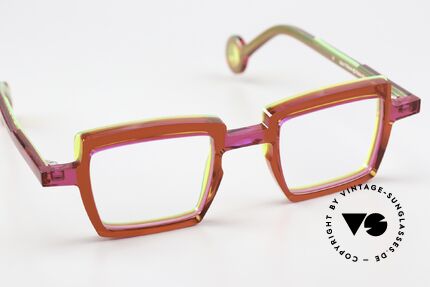 Theo Belgium Vilmos Eckige Azetat Damenbrille, Größe: medium, Passend für Damen Theo Belgium Vilmos Eckige Azetat Damenbrille, Größe: medium, Passend für Damen