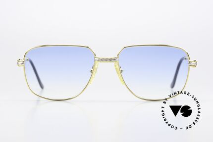 Fred Zephir - M True Vintage Sammlerbrille, marines Design (charakteristisch Fred) in Top-Qualität, Passend für Herren