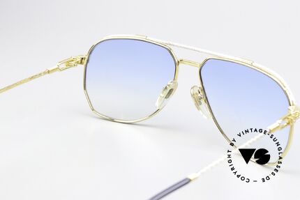 Fred America Cup - L Rare Luxus Juwelier Brille, ungetragen mit neuen blau-Verlauf Gläsern, 100% UV, Passend für Herren