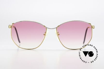 Fred Cythere - L Vintage Luxusbrille Damen, marines Design (charakteristisch Fred); Top-Qualität, Passend für Damen