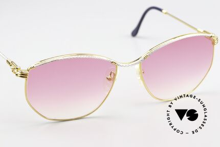 Fred Cythere - L Vintage Luxusbrille Damen, KEIN RETRO, ein kostbares altes Original in Gr. 57/16, Passend für Damen