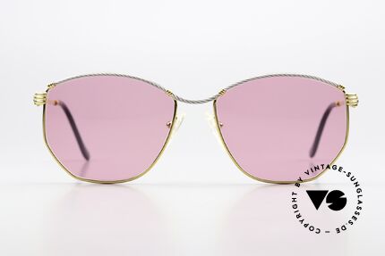 Fred Cythere - M Pinke Damen Sonnenbrille, marines Design (charakteristisch Fred); Top-Qualität, Passend für Damen