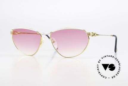 Fred Alize - L Pinke Luxus Sonnenbrille 90s, Luxus-Sonnenbrille von FRED, Paris aus den 90ern, Passend für Damen Fred Alize - L Pinke Luxus Sonnenbrille 90s, Luxus-Sonnenbrille von FRED, Paris aus den 90ern, Passend für Damen