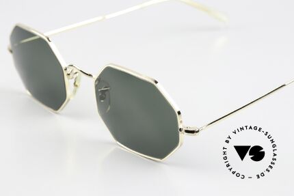 Algha Octag 70er Gold Filled Sonnenbrille, Kenner wissen um die Besonderheit der 12kt Algha, Passend für Herren und Damen
