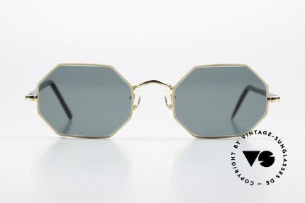 Algha Octag Achteckig 14kt Gold-Filled, 14KT GF (Gold-Filled) Rahmen = Echtgold gefüllt, Passend für Herren und Damen Algha Octag Achteckig 14kt Gold-Filled, 14KT GF (Gold-Filled) Rahmen = Echtgold gefüllt, Passend für Herren und Damen