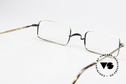 John Lennon - Mind Games Eckige Vintage Lesebrille, Glashöhe 27mm = nur Lesebrille (KEINE Gleitsicht!), Passend für Herren und Damen