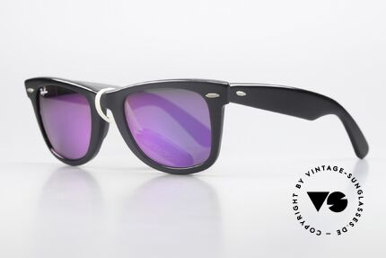 Ray Ban Wayfarer I Special Edition Rose Mirror, heute so oft kopiert und nie erreicht; echt vintage!, Passend für Herren und Damen Ray Ban Wayfarer I Special Edition Rose Mirror, heute so oft kopiert und nie erreicht; echt vintage!, Passend für Herren und Damen