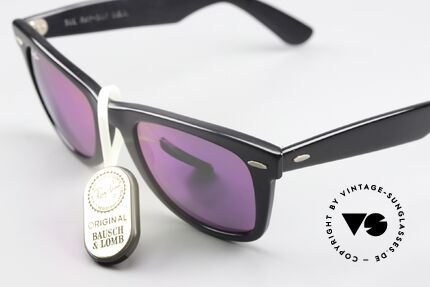 Ray Ban Wayfarer I Special Edition Rose Mirror, pink verspiegelte Sonnengläser mit der B&L Gravur, Passend für Herren und Damen Ray Ban Wayfarer I Special Edition Rose Mirror, pink verspiegelte Sonnengläser mit der B&L Gravur, Passend für Herren und Damen