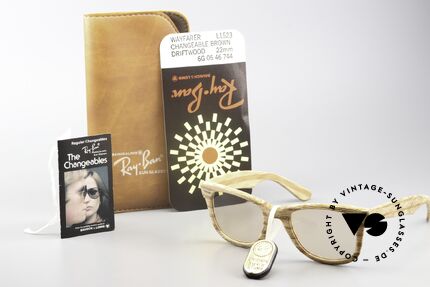 Ray Ban Wayfarer I Woodies USA B&L 80er Wood, Größe: medium, Passend für Herren und Damen Ray Ban Wayfarer I Woodies USA B&L 80er Wood, Größe: medium, Passend für Herren und Damen