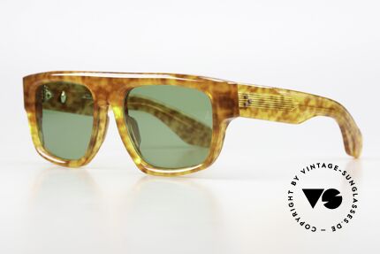 Jacques Marie Mage Ritz Brad Pitt JMM Sonnenbrille, Color Code: Cognac, vintage Green, in Größe 57/19, Passend für Herren