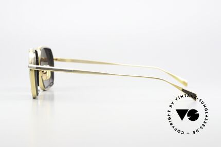 Jacques Marie Mage Admiral Eckige Sonnenbrille Luxus, das ist Brillenhandwerk in einer anderen Dimension!, Passend für Herren