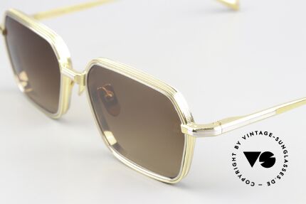 Jacques Marie Mage Admiral Limitierte Titan Sonnenbrille, JMM zeigt, dass "vintage" keine Frage des Alters ist!, Passend für Herren