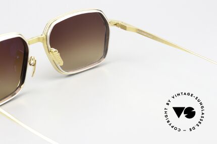 Jacques Marie Mage Admiral Limitierte Titan Sonnenbrille, stilvoller und besser geht's nicht (muss man fühlen!), Passend für Herren