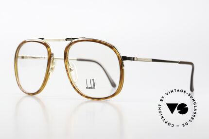 Dunhill 6082 Edle Herrenbrille Von 1989, hochwertigster Optyl-Kunststoff in Kombination, Passend für Herren