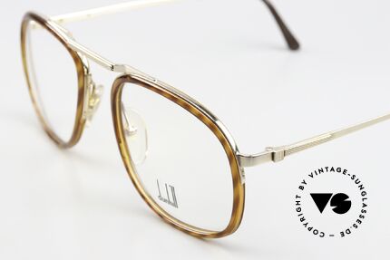 Dunhill 6082 Edle Herrenbrille Von 1989, mit vergoldetem Metall-Rahmen (TOP-Qualität), Passend für Herren