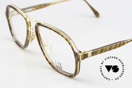 Dunhill 6077 80er Herren Vintage Brille, mit vergoldetem Metall-Rahmen (TOP-Qualität!), Passend für Herren