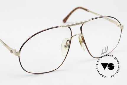 Dunhill 6098 Aviator Brille 90er Herren, ungetragen (wie alle unsere vintage DUNHILL Brillen), Passend für Herren