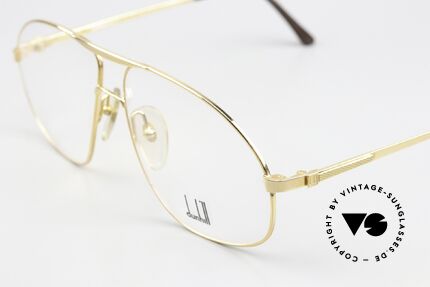 Dunhill 6098 Interessante Pilotenform 90s, ungetragen (wie alle unsere vintage DUNHILL Brillen), Passend für Herren
