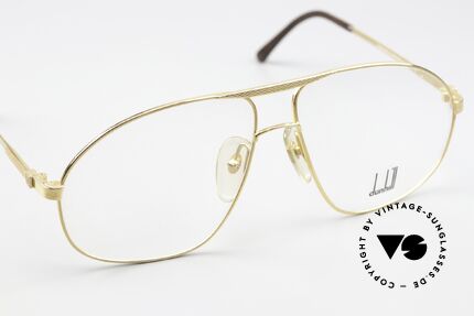 Dunhill 6098 Interessante Pilotenform 90s, KEINE Retrobrille; ein kostbares Original in Gr. 59/12, Passend für Herren