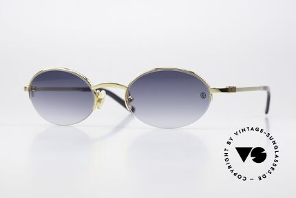 Cartier Shigar Echter Saphir Als Bügeldekor, Cartier Modell SHIGAR der Jewelry Collection, Passend für Herren und Damen