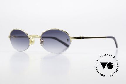 Cartier Shigar Echter Saphir Als Bügeldekor, in Größe 48x20x130, von 2006, Ref. T8100510, Passend für Herren und Damen