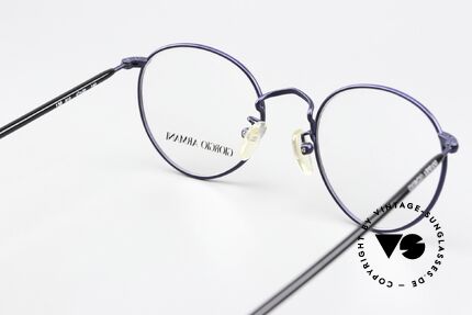 Giorgio Armani 138 Pantobrille Dunkelblau Schwarz, KEINE RETROBRILLE, sondern ein altes ORIGINAL!!, Passend für Herren und Damen Giorgio Armani 138 Pantobrille Dunkelblau Schwarz, KEINE RETROBRILLE, sondern ein altes ORIGINAL!!, Passend für Herren und Damen