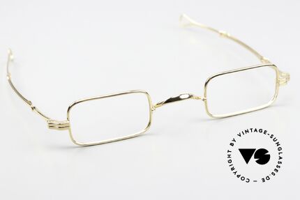 Lunor I 13 Telescopic Eckige Lesebrille Schiebebügel, ungetragenes LUNOR Einzelstück (echte RARITÄT!), Passend für Herren und Damen