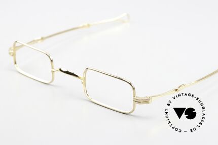 Lunor I 13 Telescopic Eckige Lesebrille Schiebebügel, ein über 20 Jahre altes ORIGINAL; zeitlos elegant, Passend für Herren und Damen