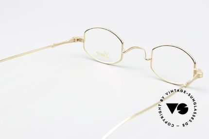 Lunor II 02 Kleine Brille Vergoldet GP, Größe: extra small, Passend für Herren und Damen