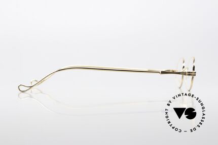 Lunor II 02 Kleine Brille Vergoldet GP, stilvoll, elegant und zeitlos (für Damen und Herren), Passend für Herren und Damen