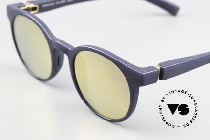 Mykita Mylon Omega Verspiegelte Zeiss Gläser, von 2015 bis 2017 in Berlin gefertigt, handmade, Passend für Herren und Damen