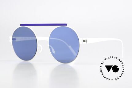 Mykita Verbal HIP POP ARTIST Sonnenbrille, spektakuläre runde Sonnenbrille für Damen & Herren, Passend für Herren und Damen