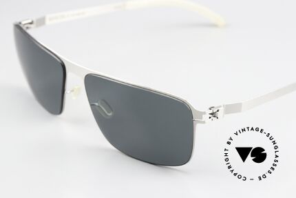 Mykita Greyson Klassische Sonnenbrille Silber, wohlbekannte Spitzenqualität; handmade in Germany, Passend für Herren
