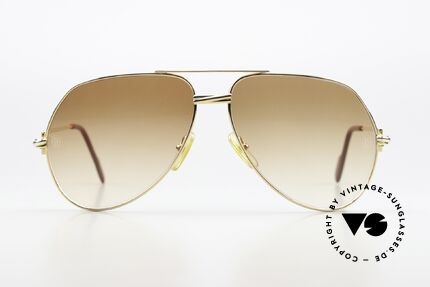 Cartier Vendome Solid Gold - L 18kt Echtgold Brille Solid Gold, Echtgold-Fassung (18kt / 750); absolutes Sammlerstück, Passend für Herren