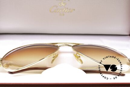 Cartier Vendome Solid Gold - L 18kt Echtgold Brille Solid Gold, Größe: large, Passend für Herren