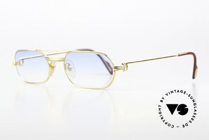 Cartier MUST LC - M Vintage Brille von 1983 Luxus, getragen von Elton John (Video "I'm still standing"), Passend für Herren