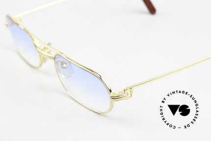 Cartier MUST LC - M Vintage Brille von 1983 Luxus, 22kt vergoldet (wie alle alten Cartier Luxus-Brillen), Passend für Herren