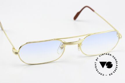 Cartier MUST LC - M Vintage Brille von 1983 Luxus, ungetragen mit OVP (in diesem Zustand sehr selten), Passend für Herren