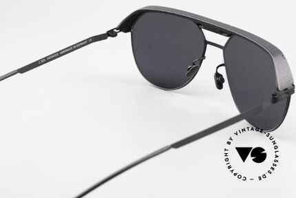 Mykita Leica ML02 Polarisierende Sonnengläser, ML02 MH6 c.305 Pitch Black / Leica Black Polarized, Passend für Herren