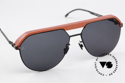 Mykita Leica ML02 Collaboration Collection Brille, ungetragenes Modell: Leica Red / Black Leica Black, Passend für Herren