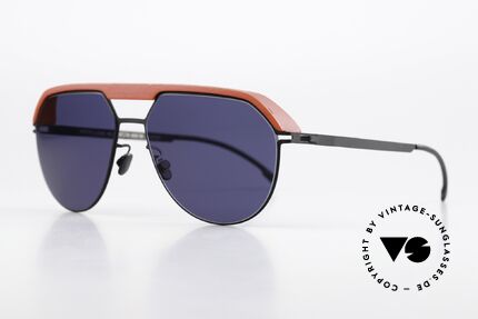 Mykita Leica ML02 Leica Red Black Deep Blue Lens, entsprechend hochwertig entwickelte Sonnengläser, Passend für Herren